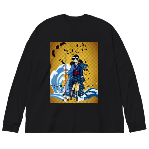 女武者 Big Long Sleeve T-Shirt