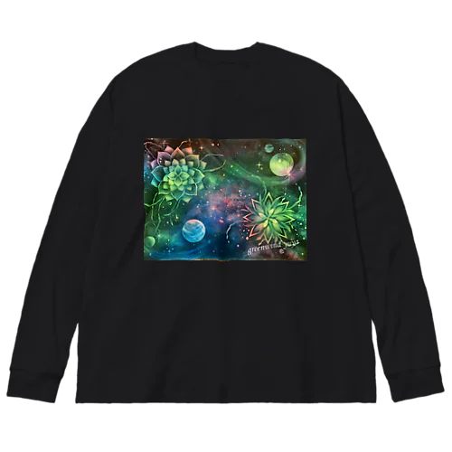 宇宙曼荼羅 Big Long Sleeve T-Shirt