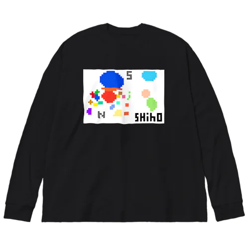 せかいちず.ドット Big Long Sleeve T-Shirt