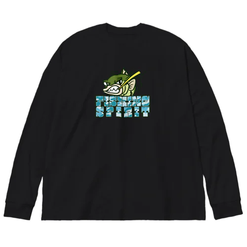 【ブラックバス釣り】釣魂Tシャツとフーディー【ルアー】 Big Long Sleeve T-Shirt