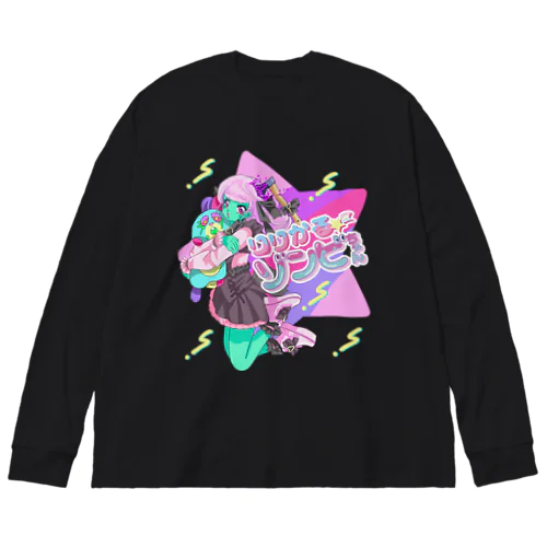 架空の90年代アニメ04 Big Long Sleeve T-Shirt