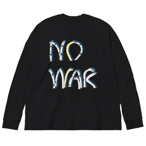 身をもって反戦を訴えるチンアナゴたち Big Long Sleeve T-Shirt