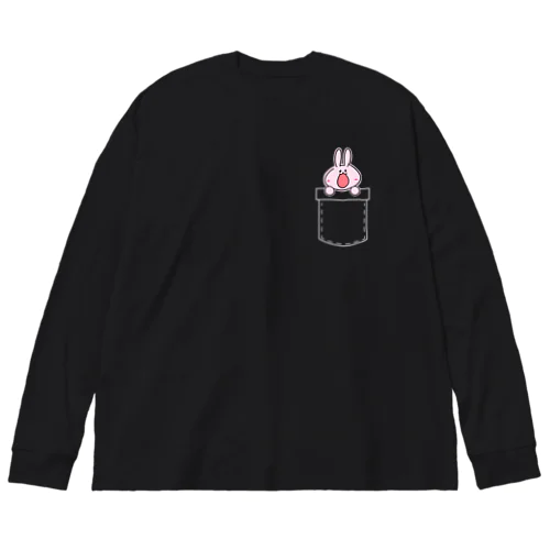 おしゃうさポケット Big Long Sleeve T-Shirt