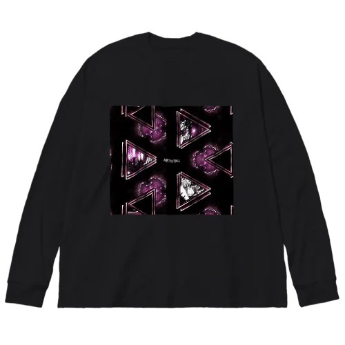 ジュエリー＊アート＊黒紅色 Big Long Sleeve T-Shirt