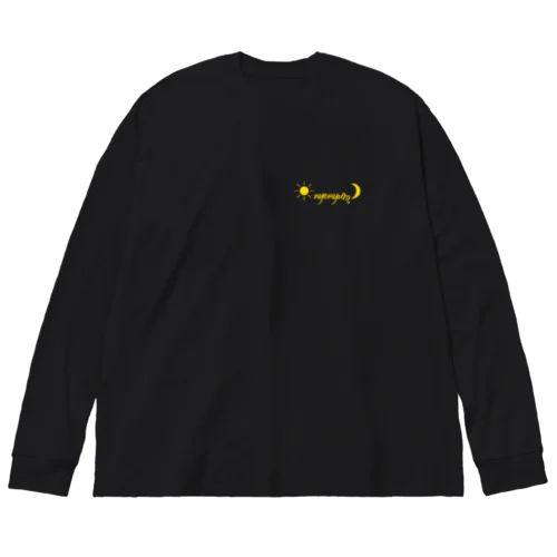 nyonyum イエロー Big Long Sleeve T-Shirt