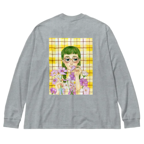 乙女心と秋の花 Big Long Sleeve T-Shirt