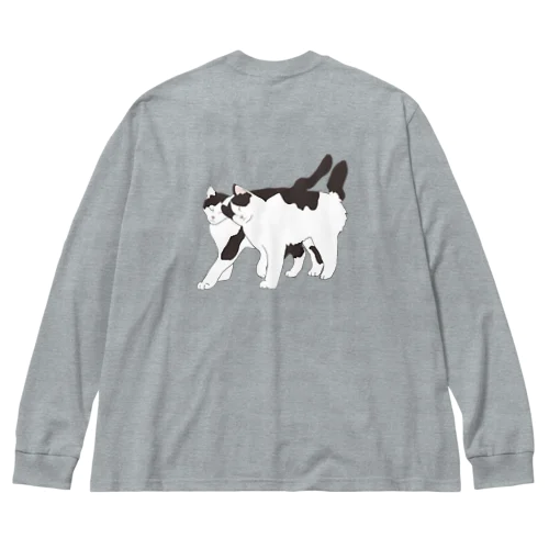 猫と猫 Big Long Sleeve T-Shirt