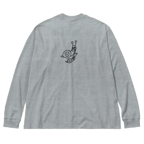 でんでん虫の親子 Big Long Sleeve T-Shirt