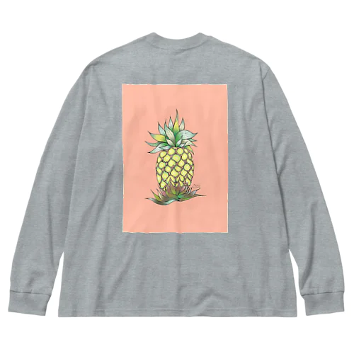 pineapple ビッグシルエットロングスリーブTシャツ