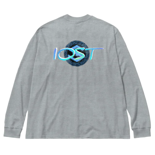 IOST（バックプリントシリーズ）【ホッパーデザイン】 Big Long Sleeve T-Shirt