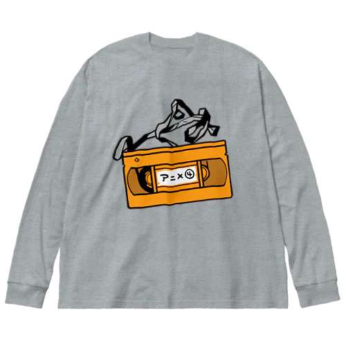 VHSテープ〜録画アニメ④ Big Long Sleeve T-Shirt