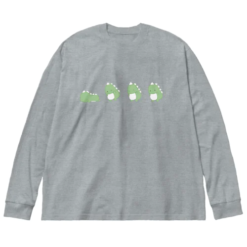 かいじゅう（のびぃ～） ビッグシルエットロングスリーブTシャツ