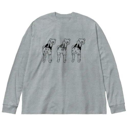 おしりふりふりクマ Big Long Sleeve T-Shirt