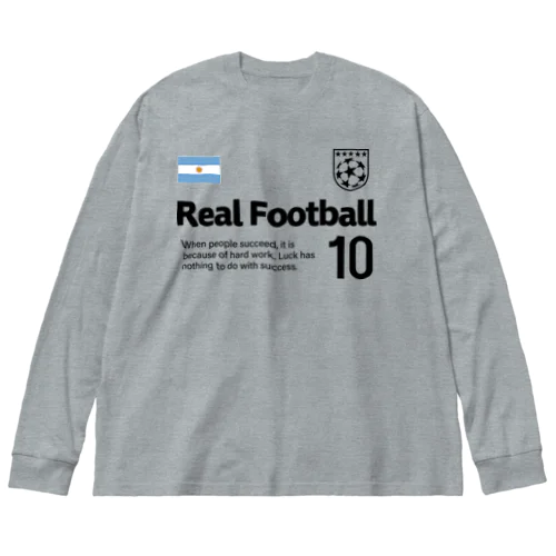 リアルフットボール アルゼンチン Big Long Sleeve T-Shirt