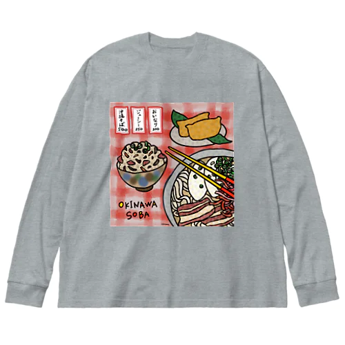 Okinawa Soba Big Long Sleeve T-Shirt