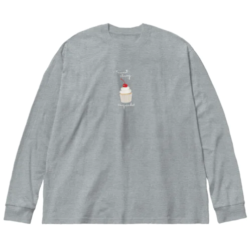 チェリーカップケーキ Big Long Sleeve T-Shirt