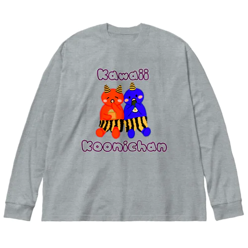 仲良し小鬼ちゃん ロゴ入り① Big Long Sleeve T-Shirt