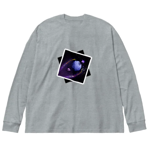 宇宙の瞳 ビッグシルエットロングスリーブTシャツ