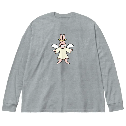 天使うさぎ ビッグシルエットロングスリーブTシャツ