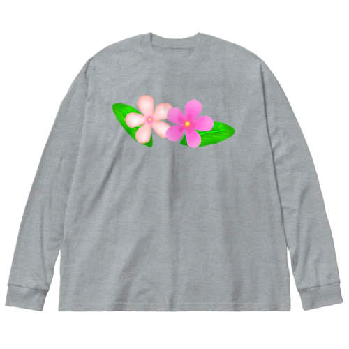 ニチニチソウ① Big Long Sleeve T-Shirt