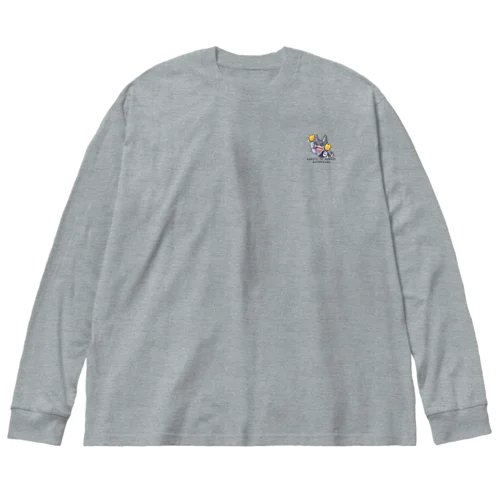 おうえんろくぺんすしゃん Big Long Sleeve T-Shirt