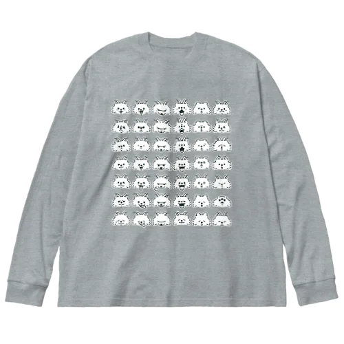 ポメラニアンぎっしり Big Long Sleeve T-Shirt