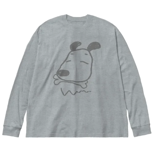 幸せそうなイヌ Big Long Sleeve T-Shirt