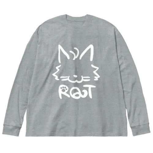 RQT（白） ビッグシルエットロングスリーブTシャツ