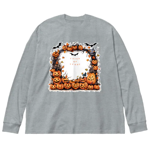 Trick or Treat　ガボだらけ Big Long Sleeve T-Shirt