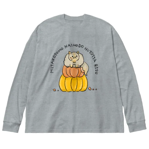 見たこともないほど太ったリス Big Long Sleeve T-Shirt