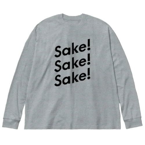 sake!sake!sake! ビッグシルエットロングスリーブTシャツ