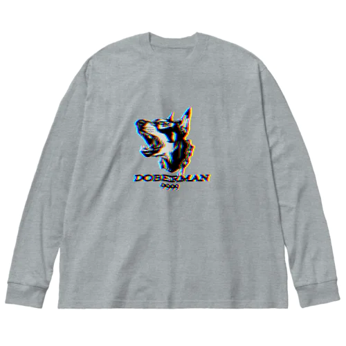 “グリッチドックF12” Big Long Sleeve T-Shirt