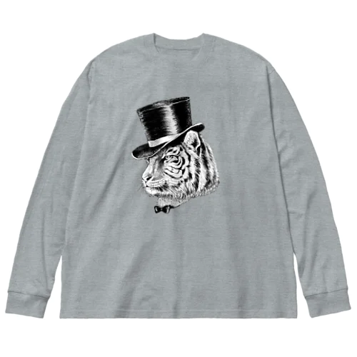 トラ紳士 Big Long Sleeve T-Shirt