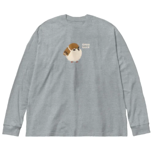 ふくら雀 Big Long Sleeve T-Shirt