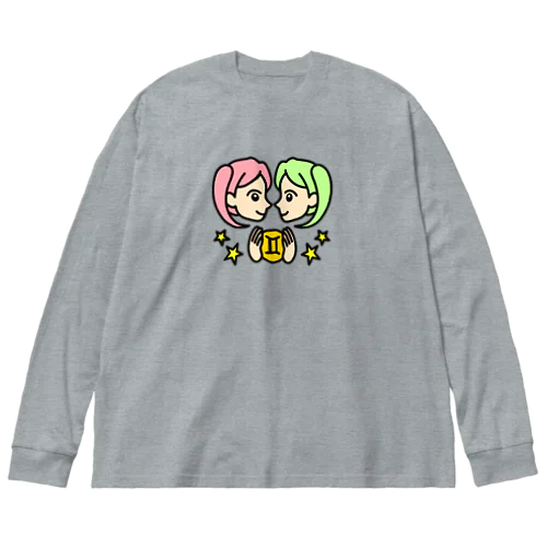 ふたご座♊ ビッグシルエットロングスリーブTシャツ