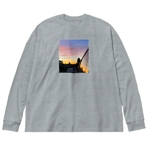 Street - Sunset ビッグシルエットロングスリーブTシャツ