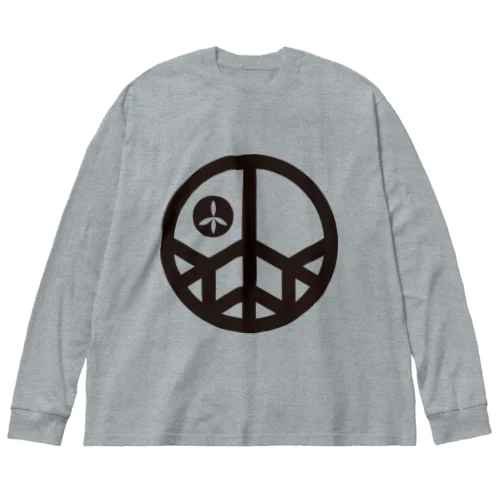 循環と調和 Big Long Sleeve T-Shirt