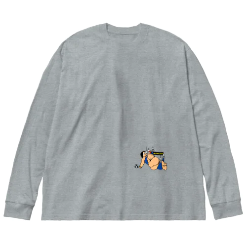 豚串 Big Long Sleeve T-Shirt