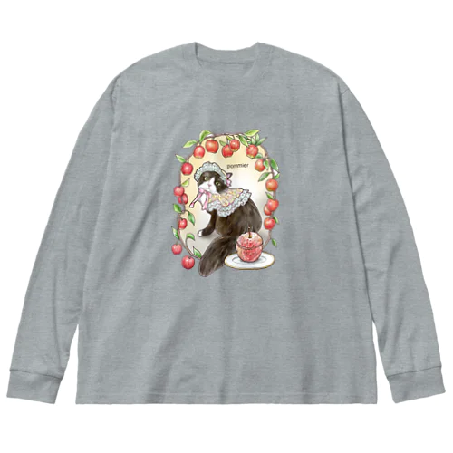 秋の恵みpommier Big Long Sleeve T-Shirt