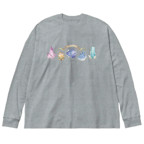 5種の鉱物 Big Long Sleeve T-Shirt