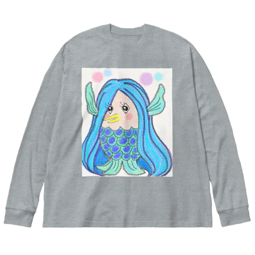アマビエちゃん Big Long Sleeve T-Shirt