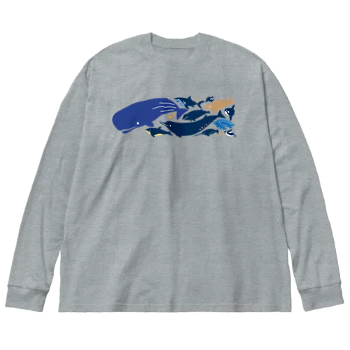 深海魚C ビッグシルエットロングスリーブTシャツ