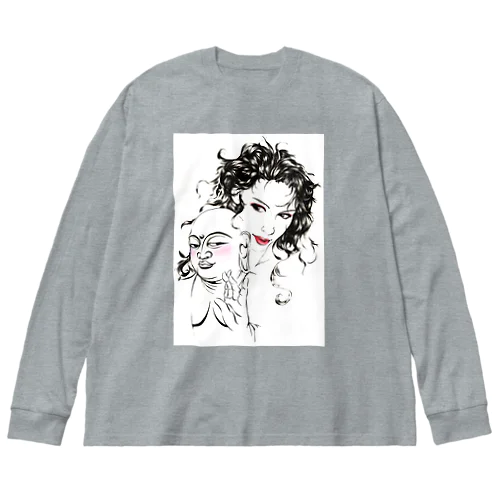 誘惑 Big Long Sleeve T-Shirt