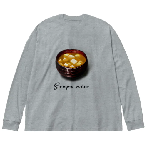 Japanese Miso Soup ビッグシルエットロングスリーブTシャツ