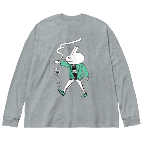 禁煙 Big Long Sleeve T-Shirt