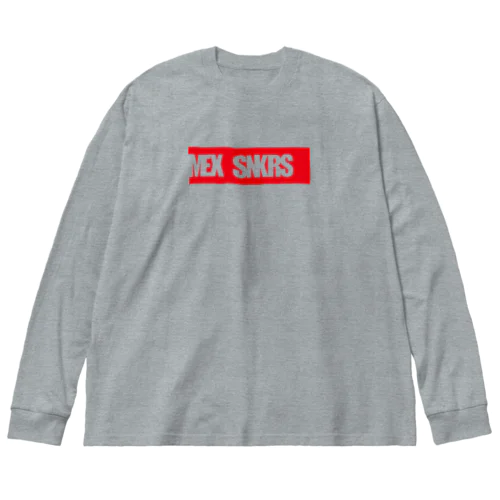 BOX  logo ロンT ビッグシルエットロングスリーブTシャツ