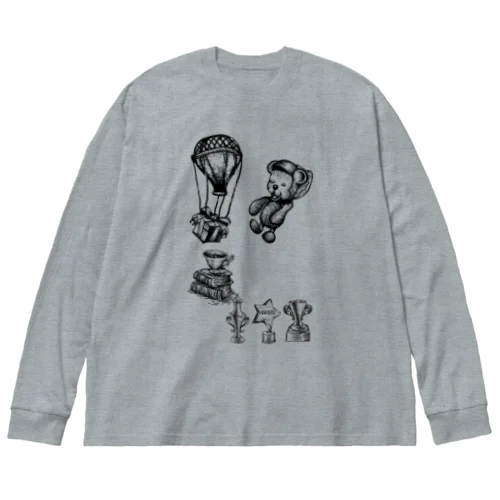 ヴィンテージイラストTシャツ Big Long Sleeve T-Shirt