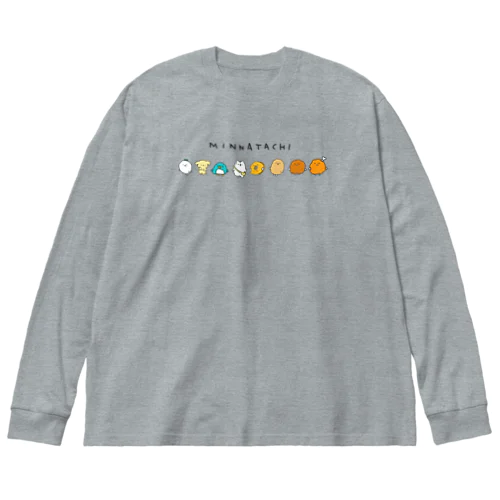 みんなたち ビッグシルエットロングスリーブTシャツ