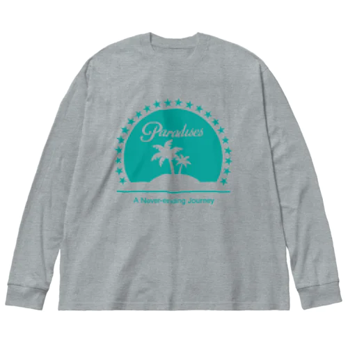 Para-paradise ビッグシルエットロングスリーブTシャツ