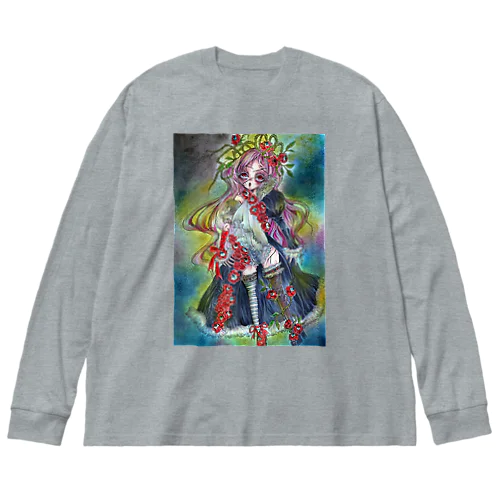 薔薇の魔女ルージュちゃん。 Big Long Sleeve T-Shirt